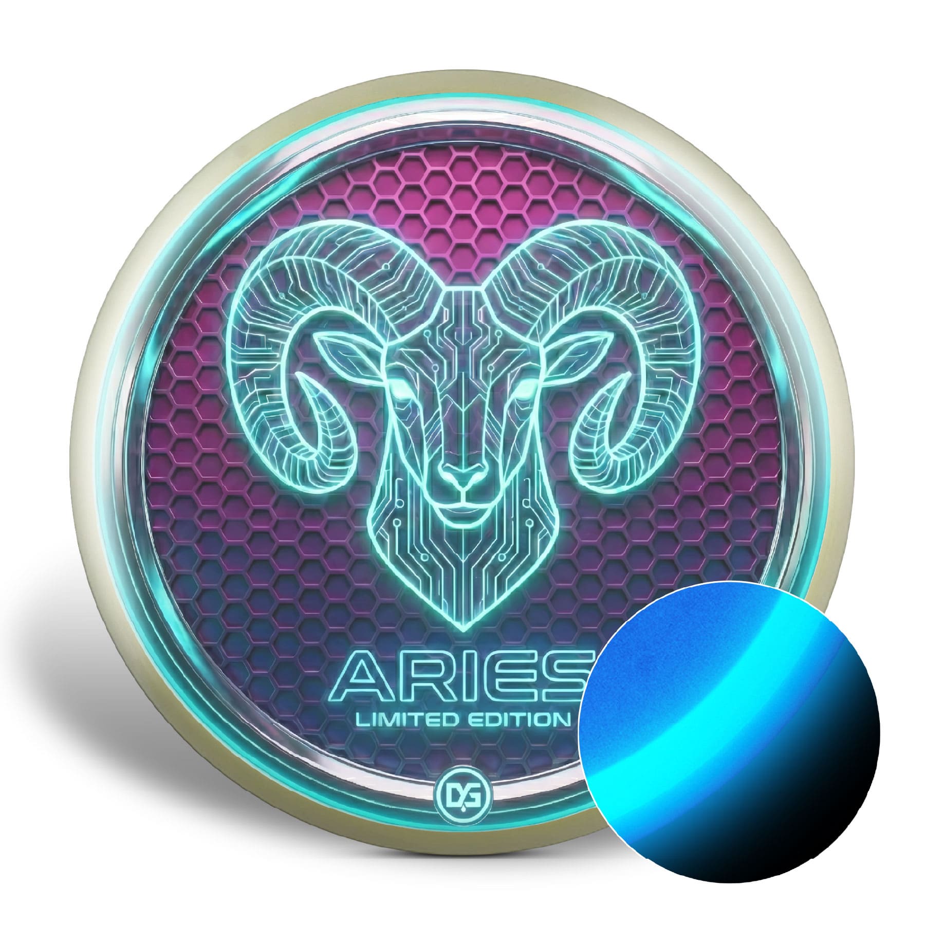 Axiom Total Eclipse Crave Aries Zodiac Series Glow in the Dark Disc Golf Disc