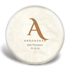 Personalized groomsman disc golf disc with topographic monogram design — initial, title, name, and wedding date