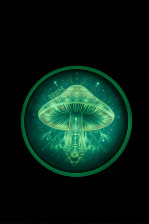 Fully Custom Glow in the Dark Disc Golf Disc, MVP Eclipse 2.0 Wave