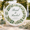  premium garden-wedding lifestyle image with the personalized disc 