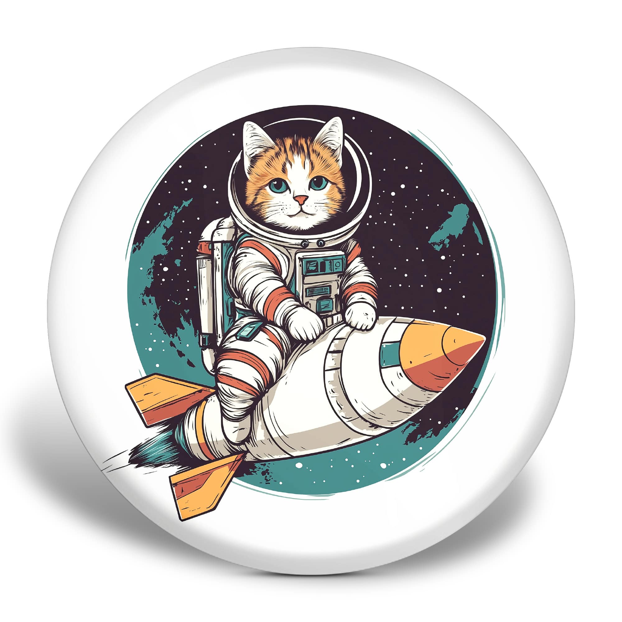 Galactic Catstronaut Disc Golf Disc