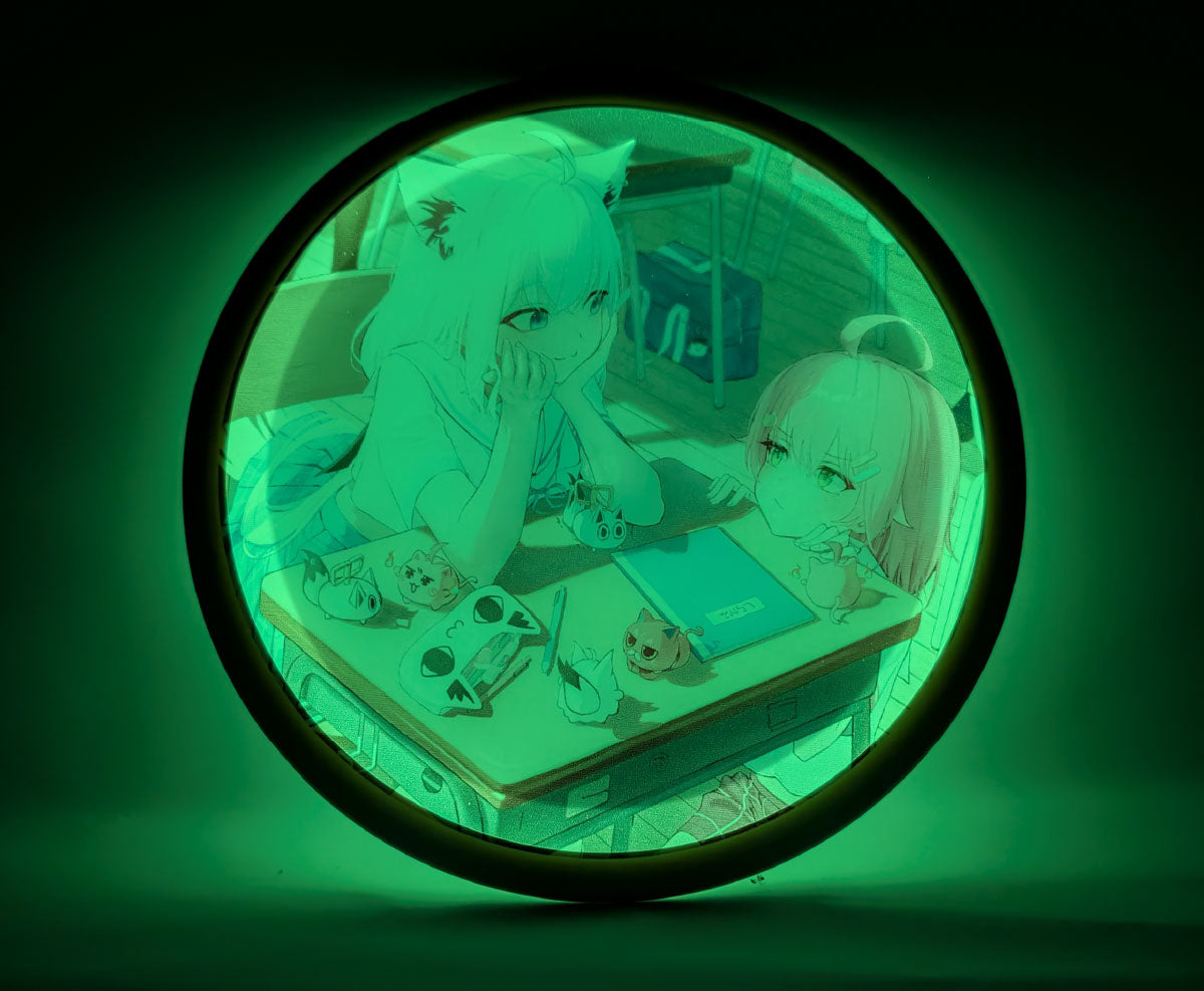 Fully Custom Glow in the Dark Disc Golf Disc