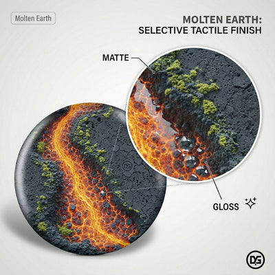 Molten Earth : Sense-X Gloss Textured Disc Golf Disc