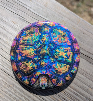 Tortoise Shell Disc Golf Mini Marker