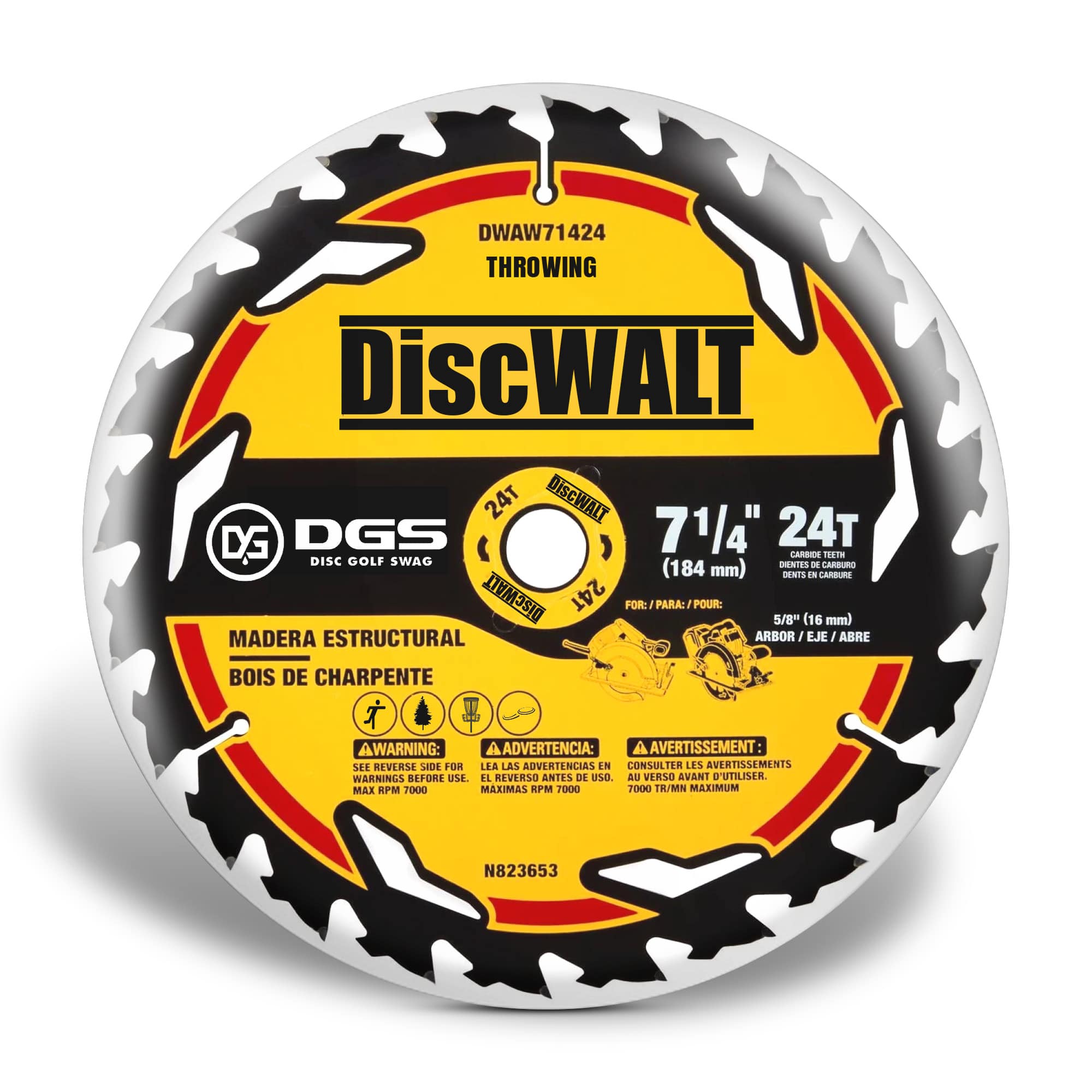 The Disc Saw Custom Golf Disc | DiscWALT