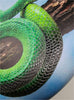 snake 3d texture disc golf disc