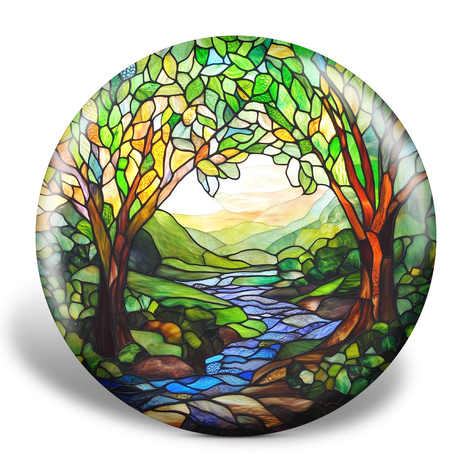 Stained Glass Disc Golf Disc