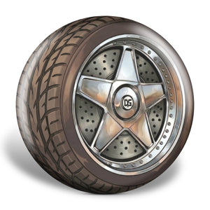 The Wheelie Golf Disc