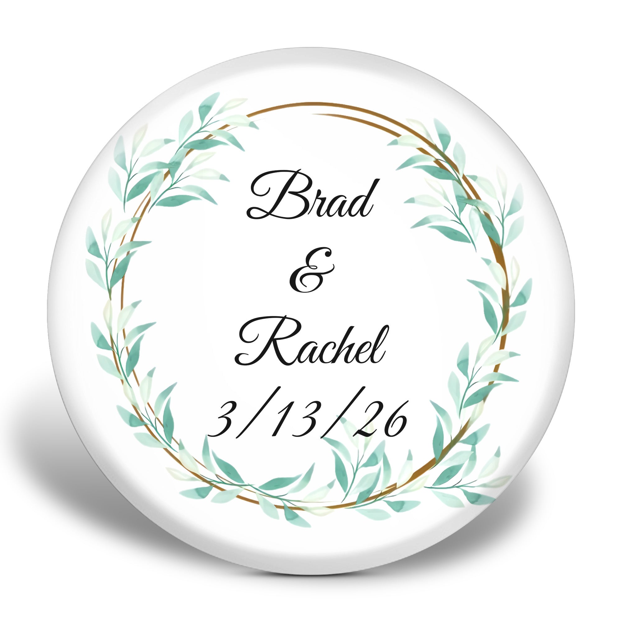 Personalized Wedding Custom Disc Golf Disc