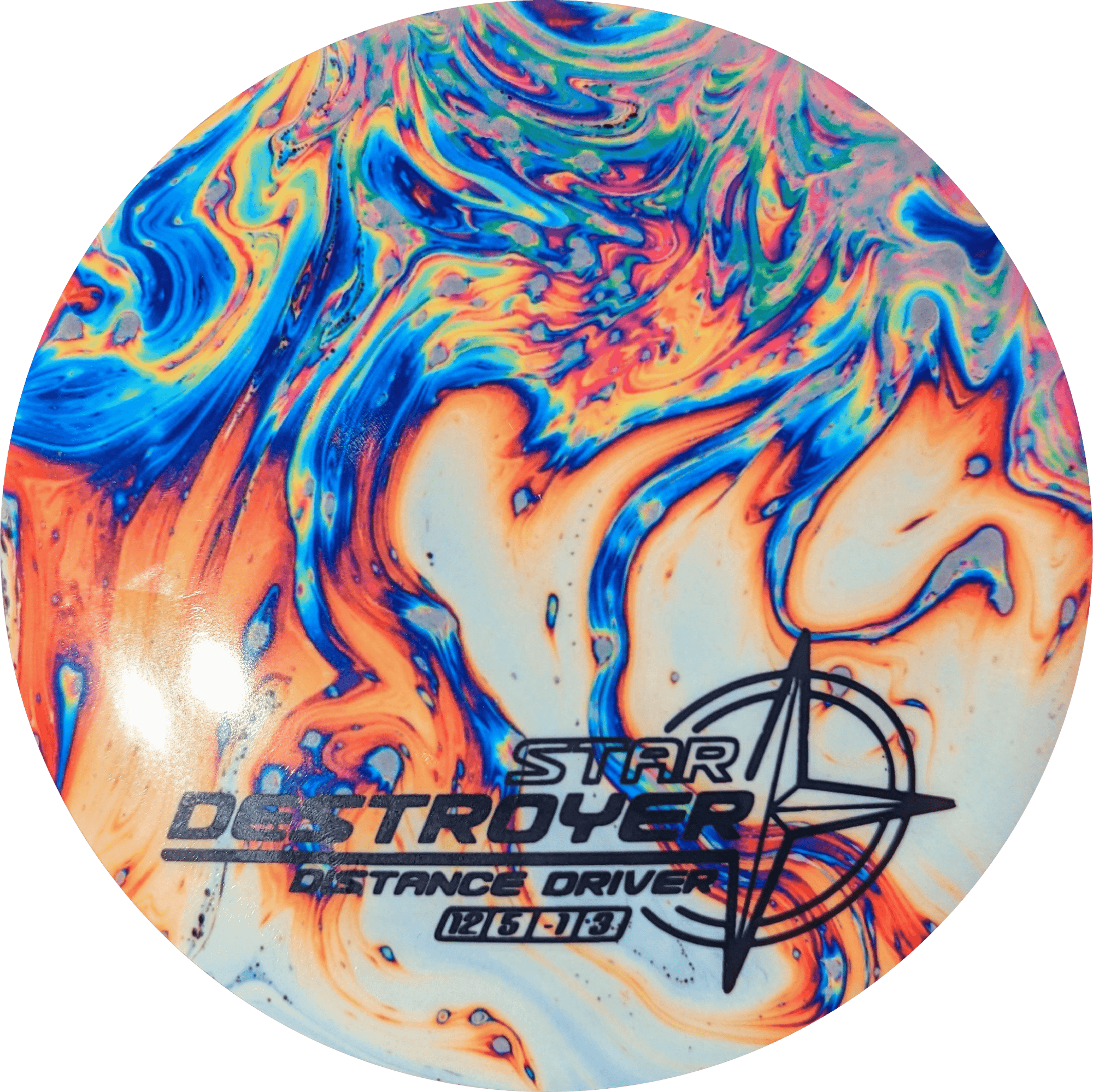 Custom Destroyer Oil Slick Golf Disc
