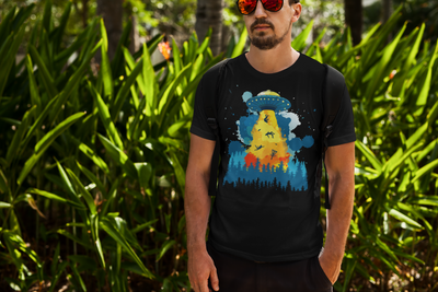 Disc Golf Alien Abduction T-Shirt