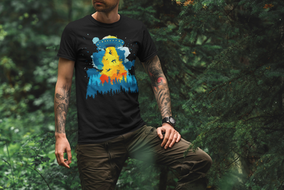 Disc Golf Alien Abduction T-Shirt
