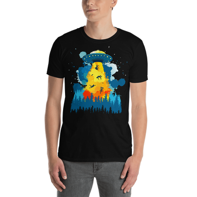 Disc Golf Alien Abduction T-Shirt